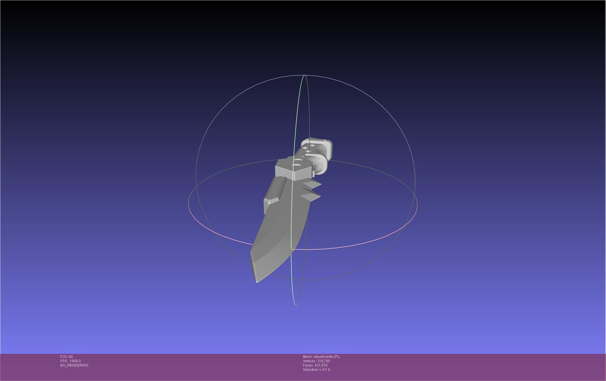 Evangelion Prog Knife Unit 1 Rebuild Version 3D print model_12