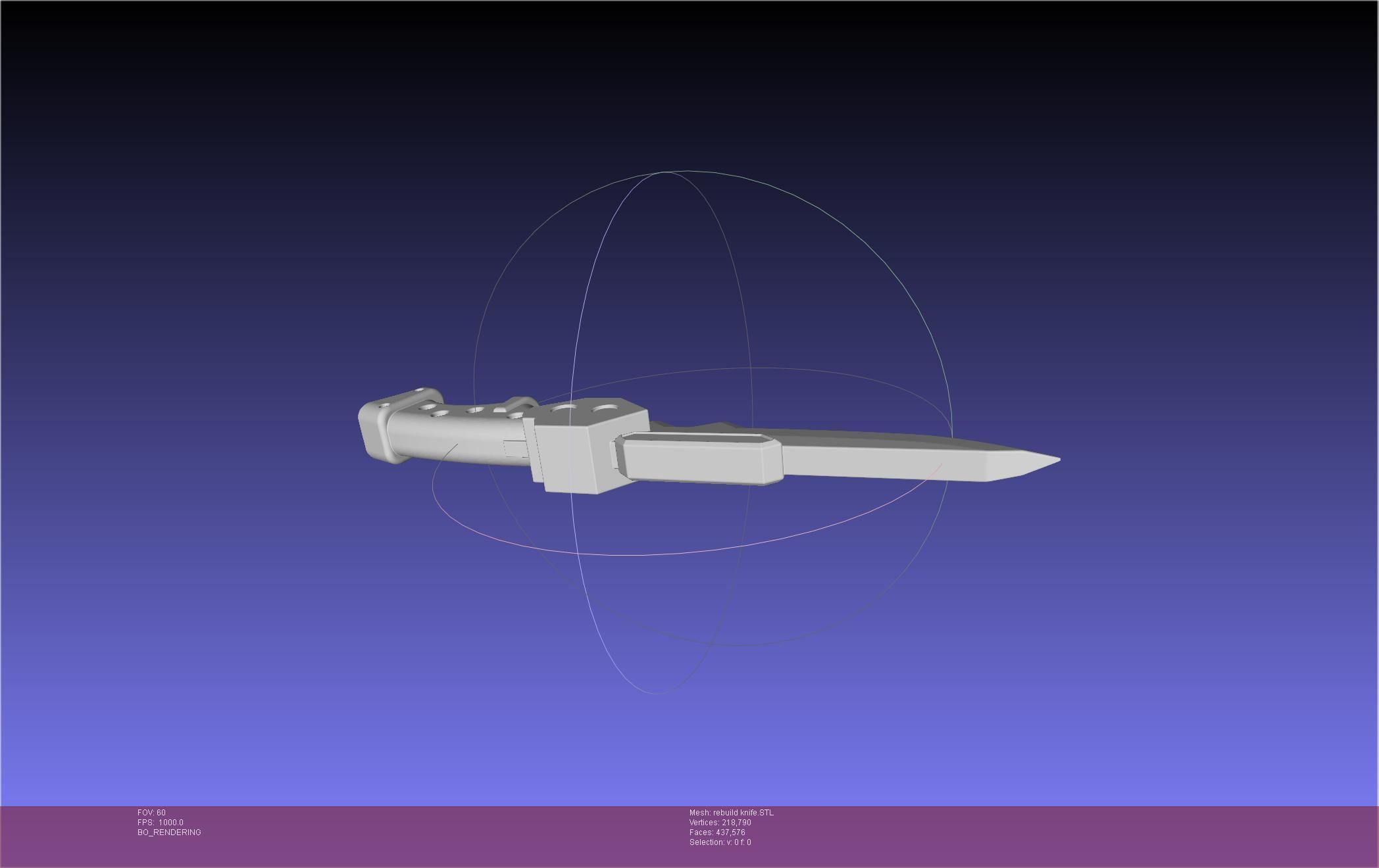 Evangelion Prog Knife Unit 1 Rebuild Version 3D print model_13