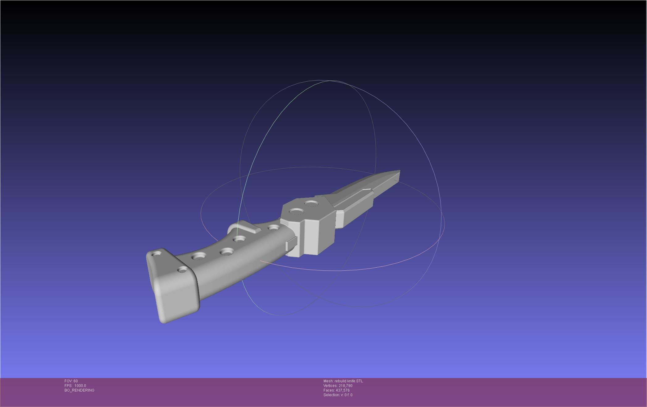 Evangelion Prog Knife Unit 1 Rebuild Version 3D print model_8