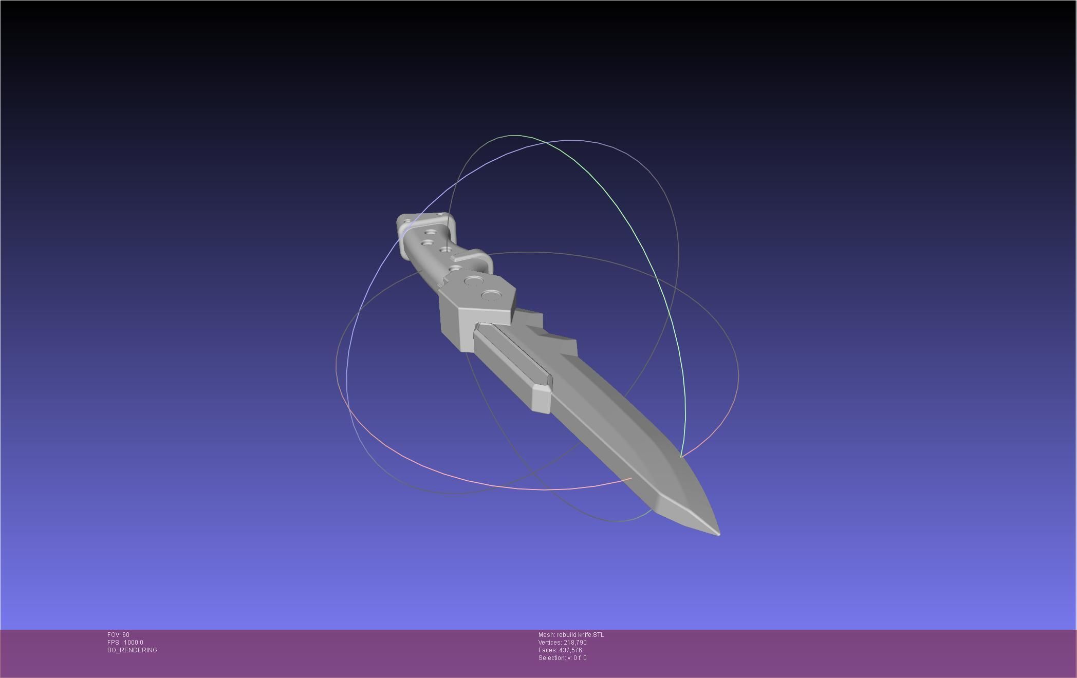 Evangelion Prog Knife Unit 1 Rebuild Version 3D print model_6