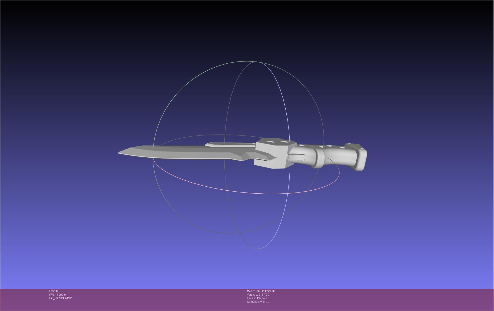 Evangelion Prog Knife Unit 1 Rebuild Version 3D print model_11