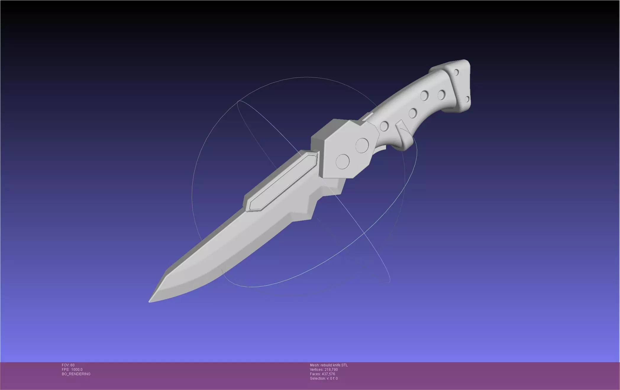 Evangelion Prog Knife Unit 1 Rebuild Version 3D print model_0