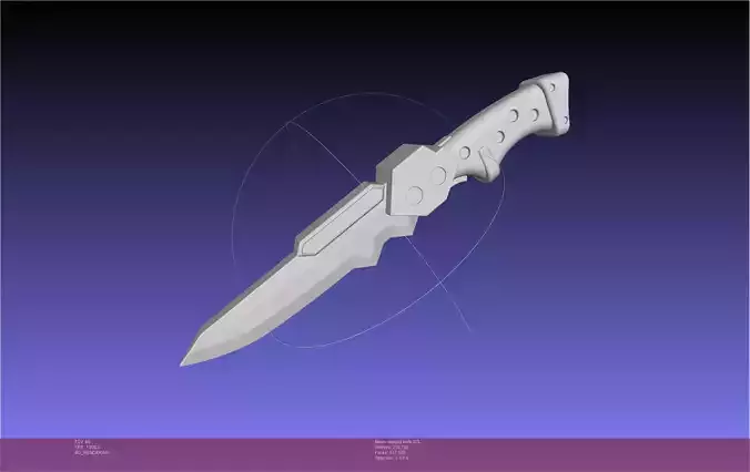 Evangelion Prog Knife Unit 1 Rebuild Version 3D print model