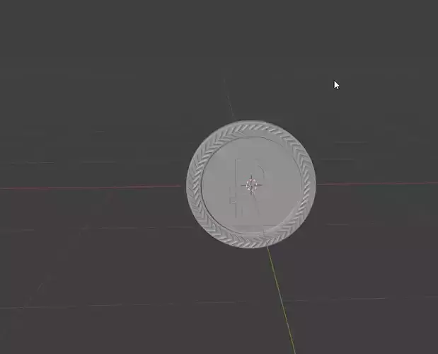 Coin with russian ruble sign