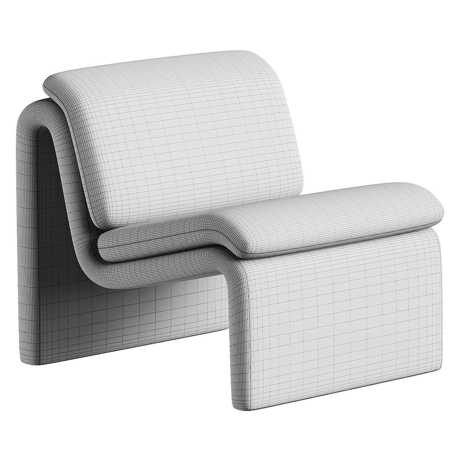 armchair nice 3D model_6