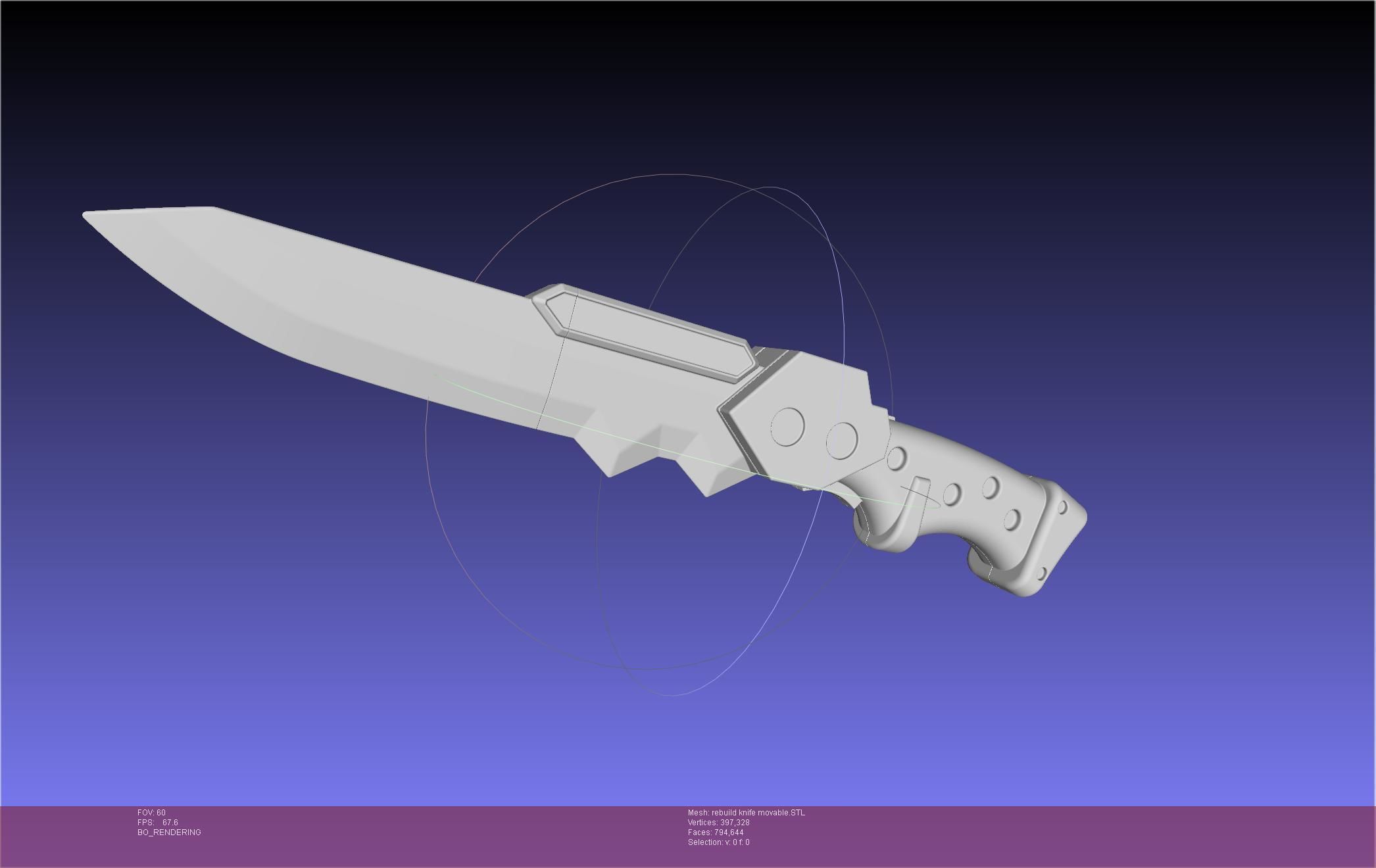 Evangelion Rebuild Unit 1 Prog Knife Movable Version 3D print model_33