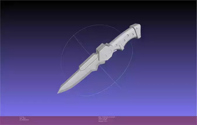 Evangelion Rebuild Unit 1 Prog Knife Movable Version 3D print model