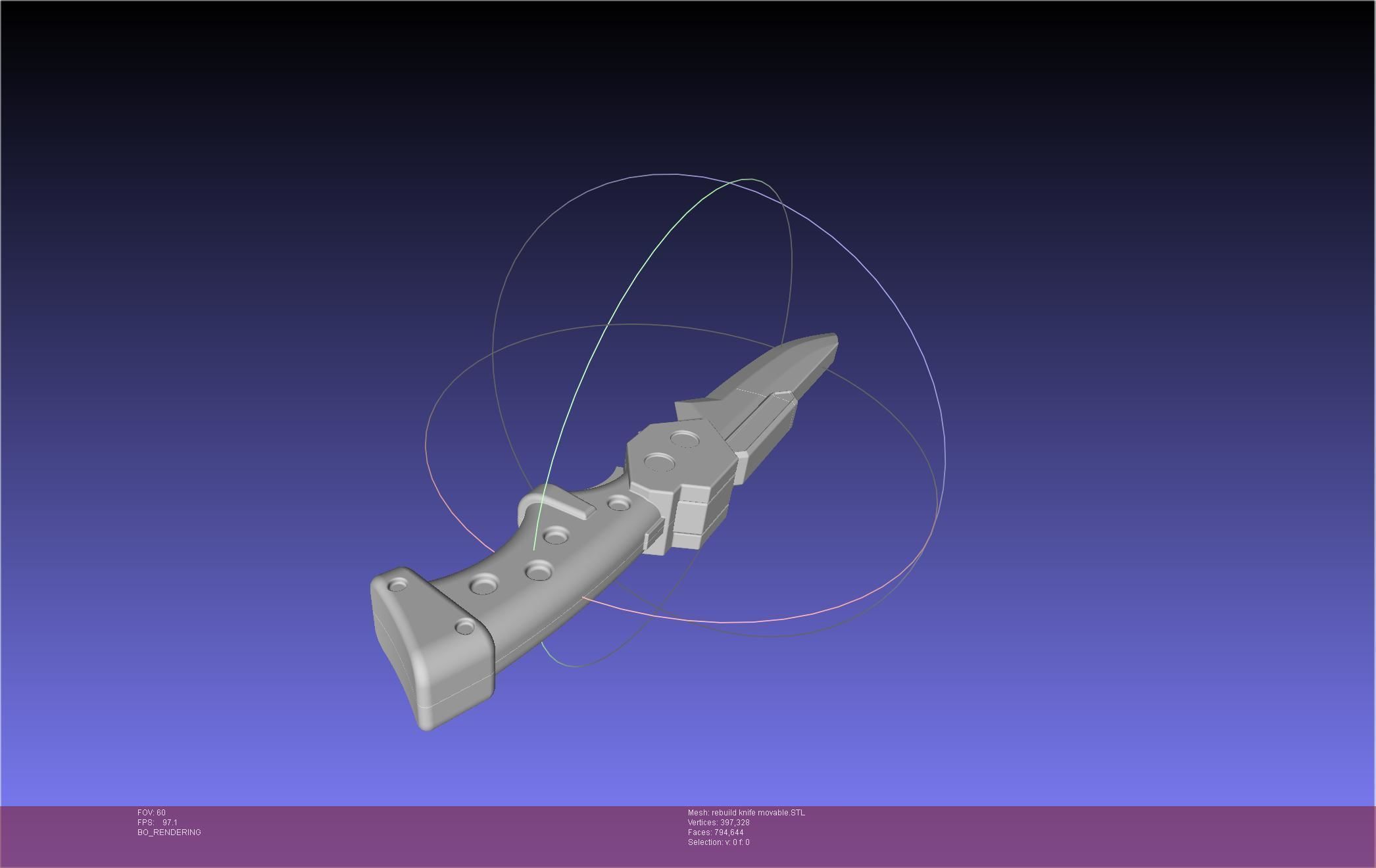 Evangelion Rebuild Unit 1 Prog Knife Movable Version 3D print model_6