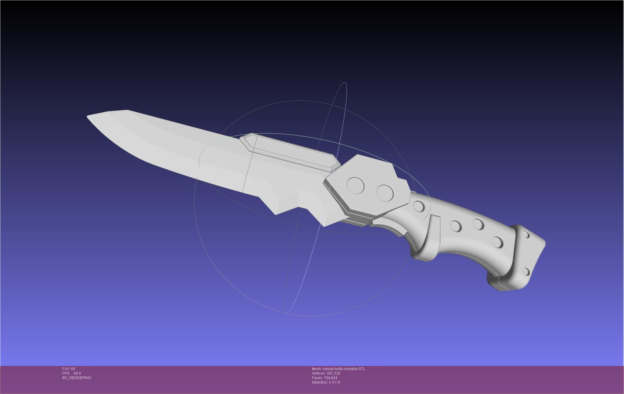 Evangelion Rebuild Unit 1 Prog Knife Movable Version 3D print model_35