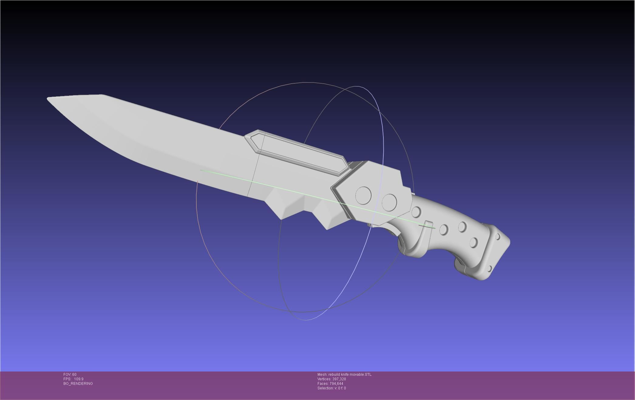 Evangelion Rebuild Unit 1 Prog Knife Movable Version 3D print model_34