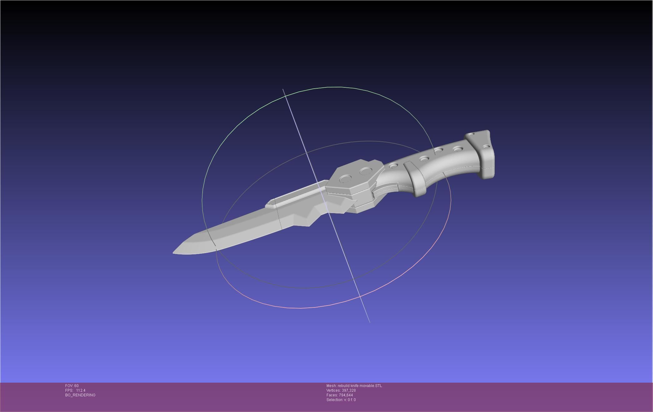 Evangelion Rebuild Unit 1 Prog Knife Movable Version 3D print model_9