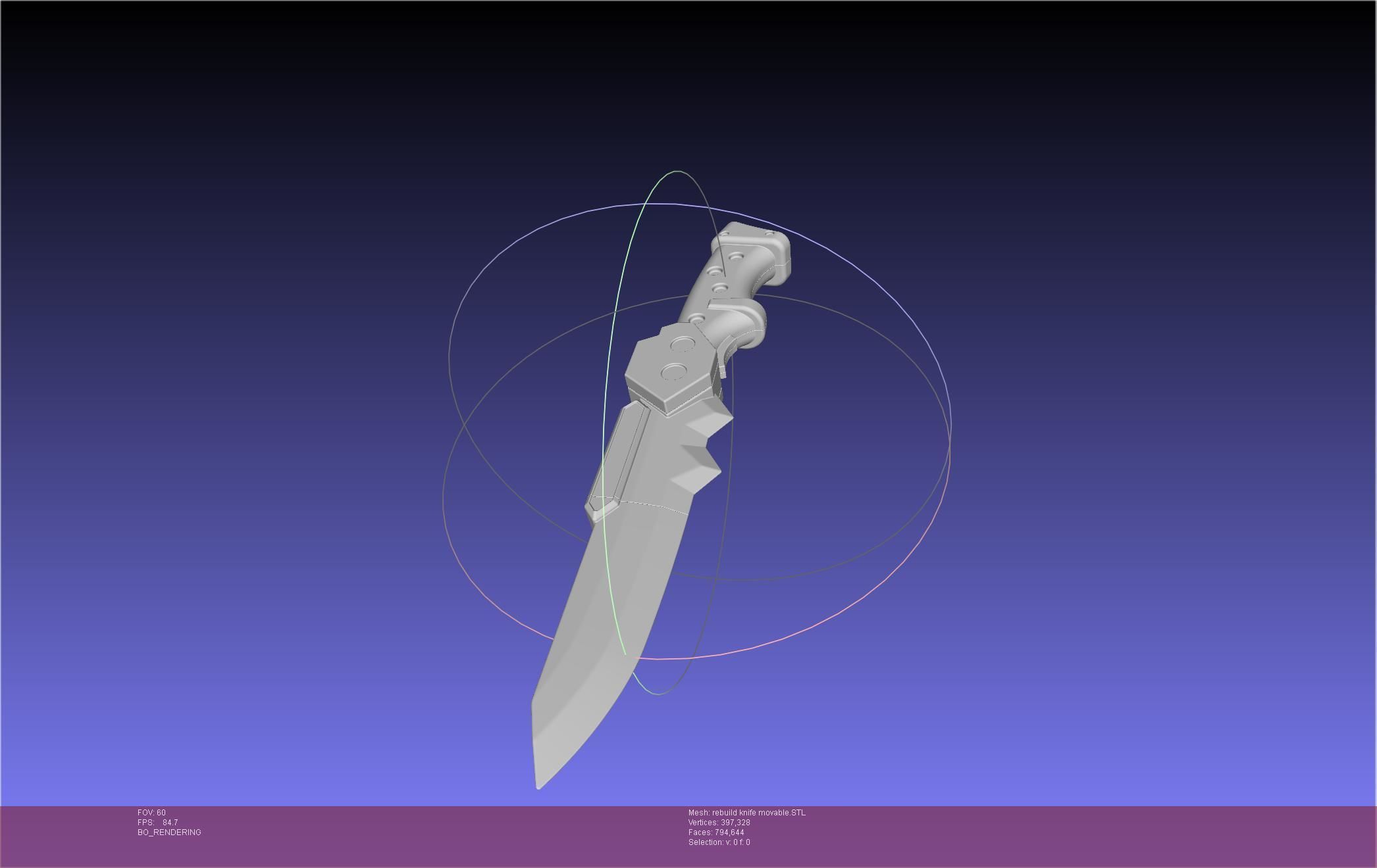 Evangelion Rebuild Unit 1 Prog Knife Movable Version 3D print model_3