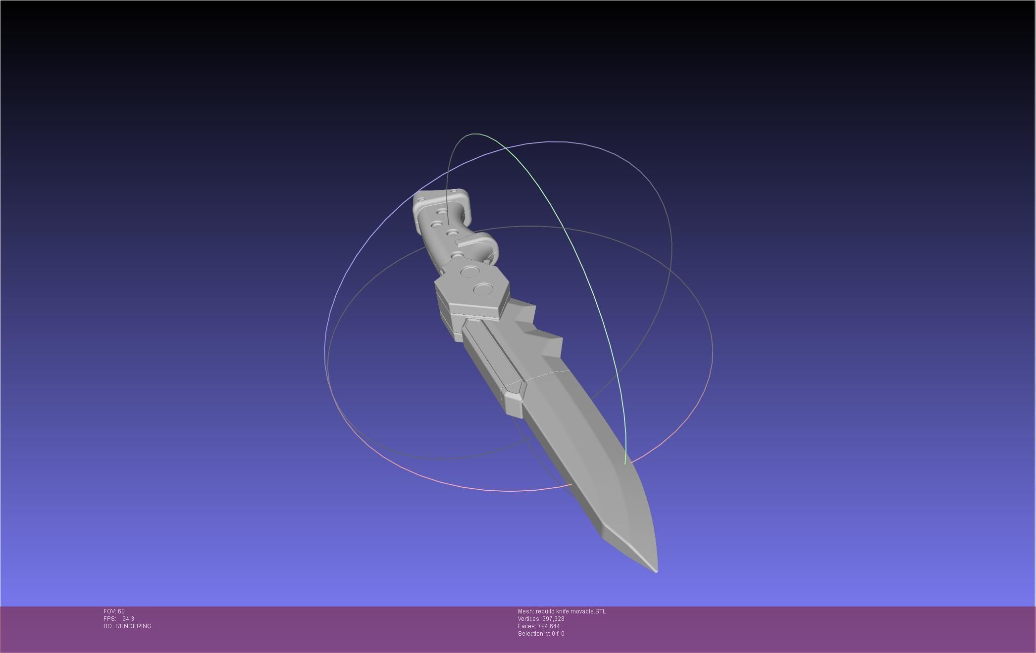 Evangelion Rebuild Unit 1 Prog Knife Movable Version 3D print model_4