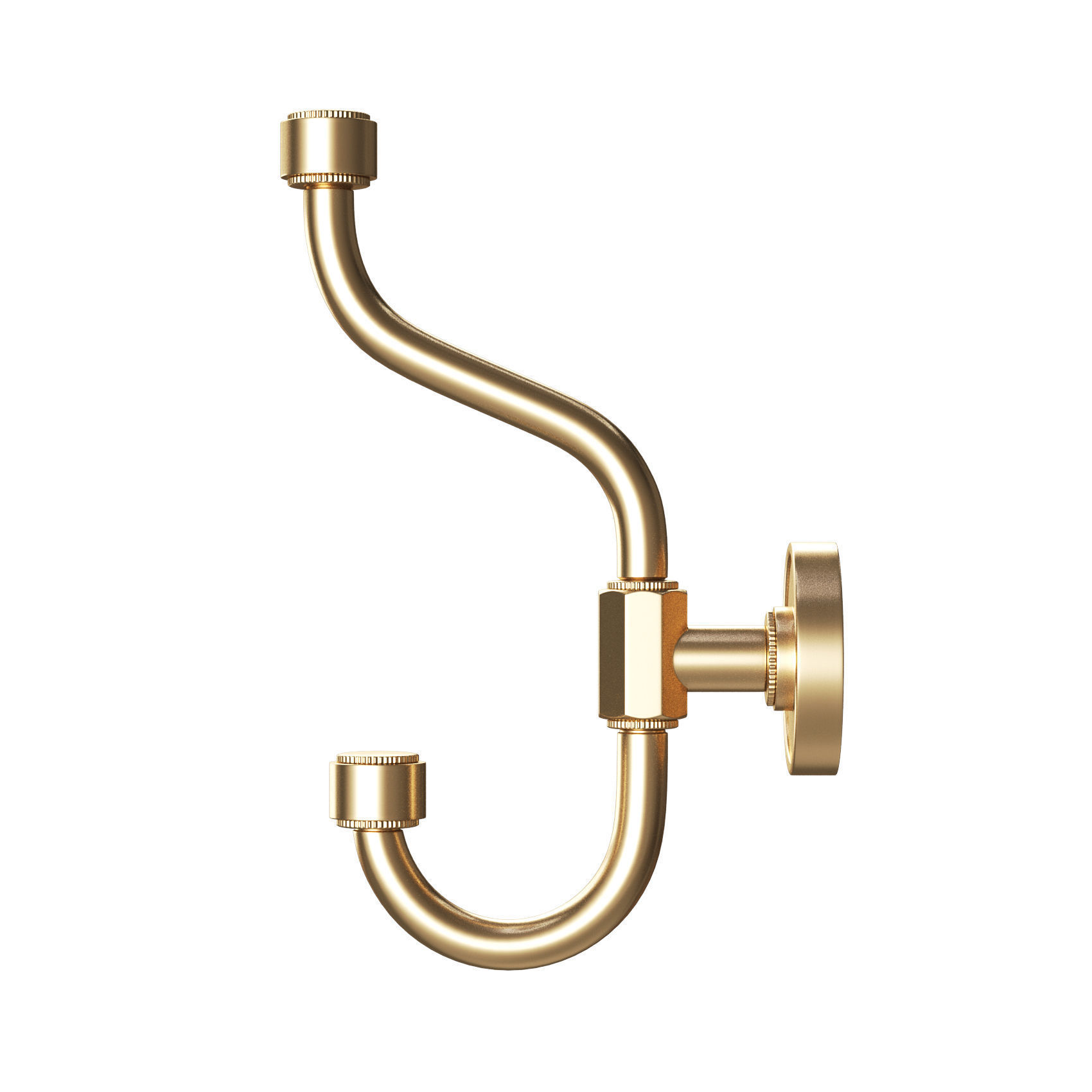 Hassalo Double Hook 3D model_1