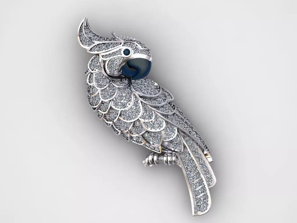 Parrot Pendant 3D print model_0