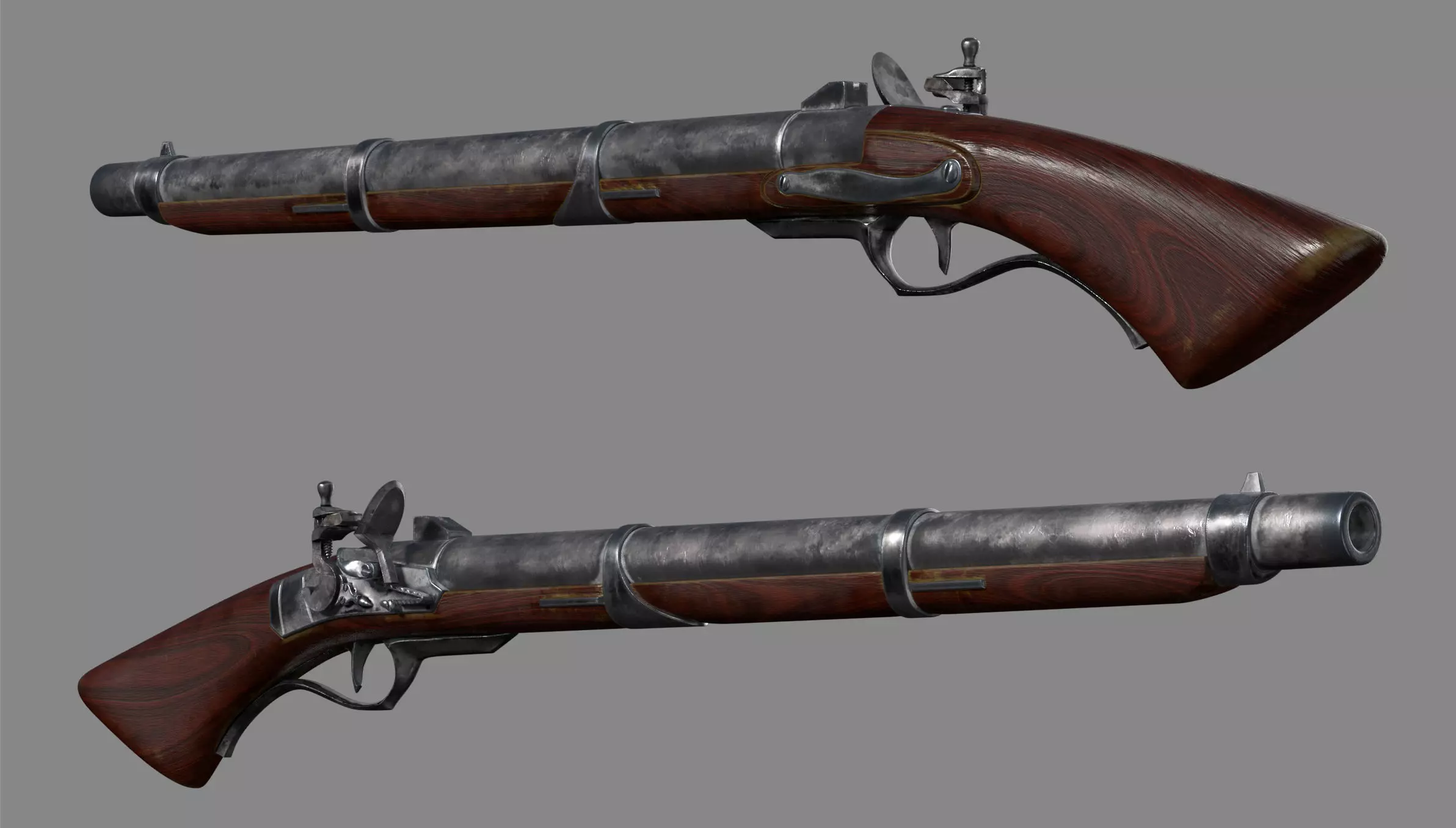 firelock 3D model_0