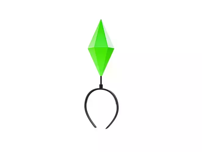 Sims  Plumbob Headband  3D print model