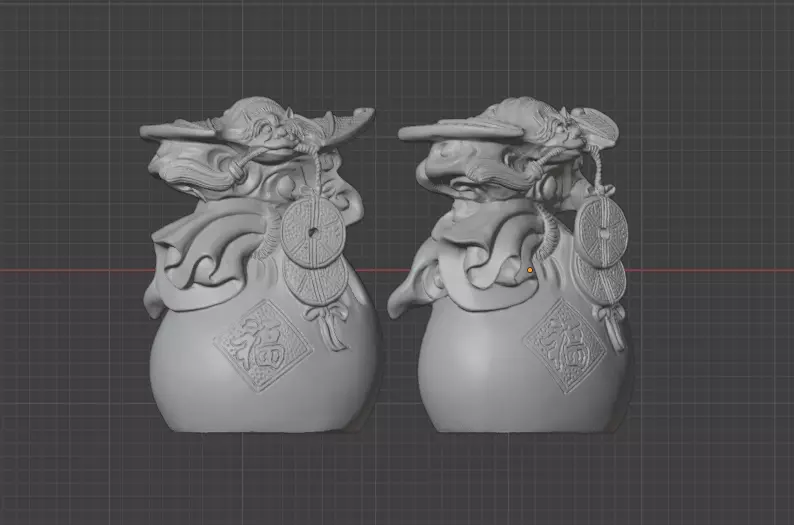 bat with money in mouth Free 3D print model