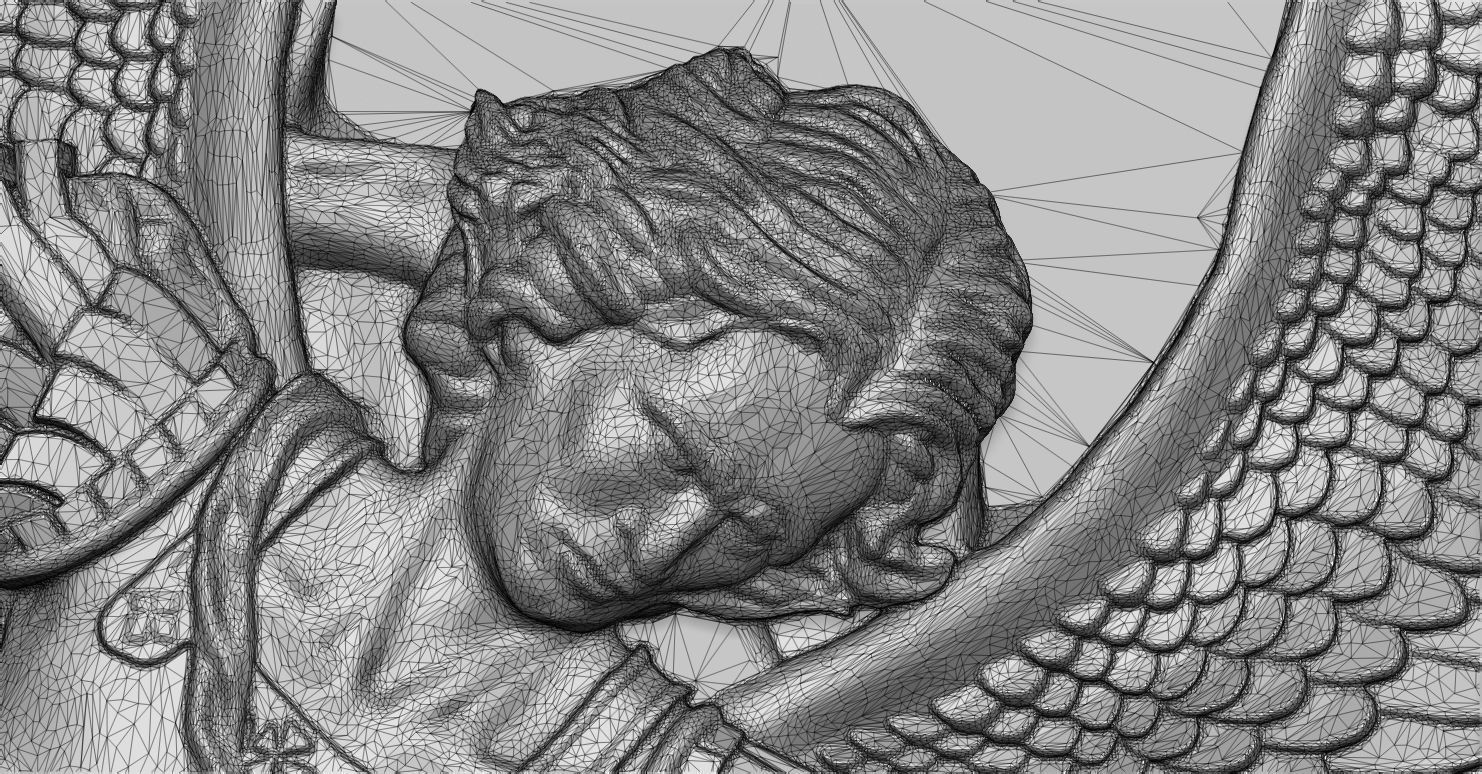 Archangel Michael Patron Saint Pendant 3D print model_23
