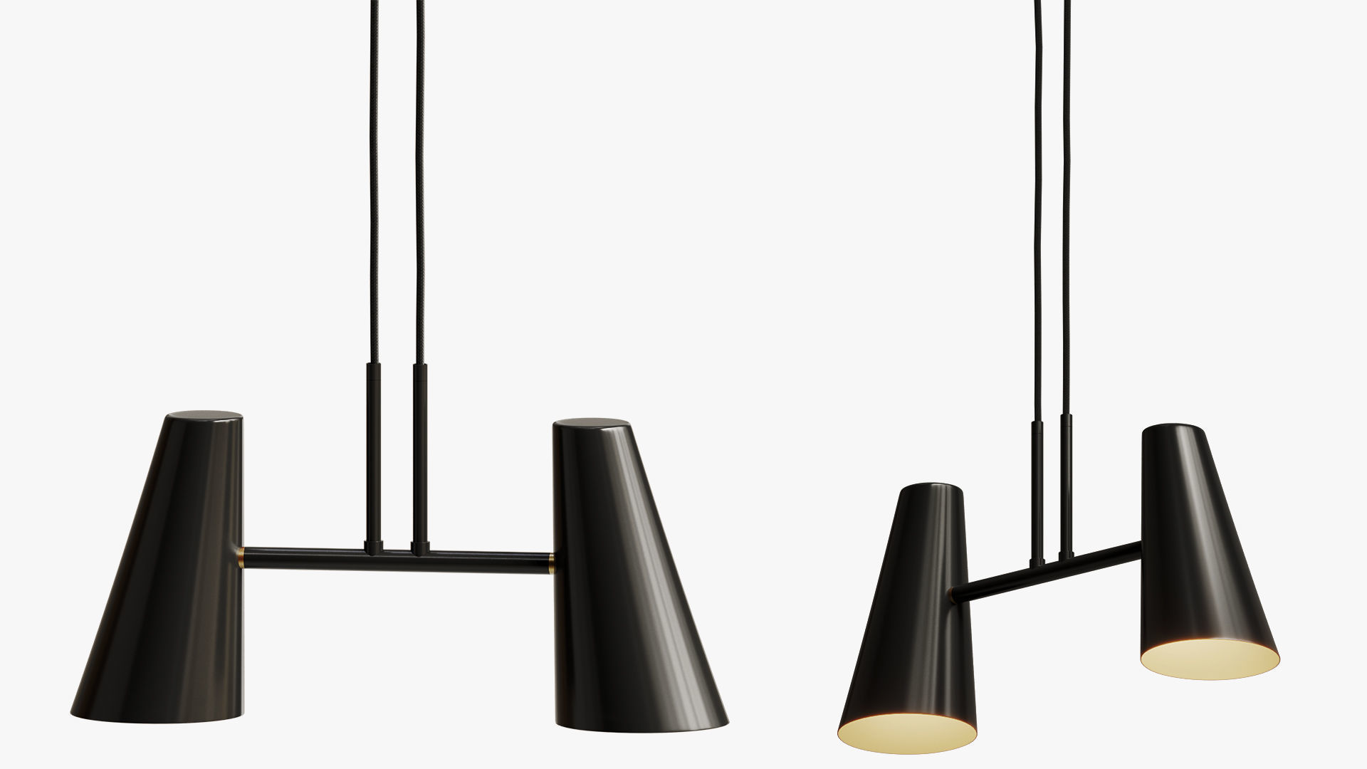 woud cono pendant lamp 3D model_4