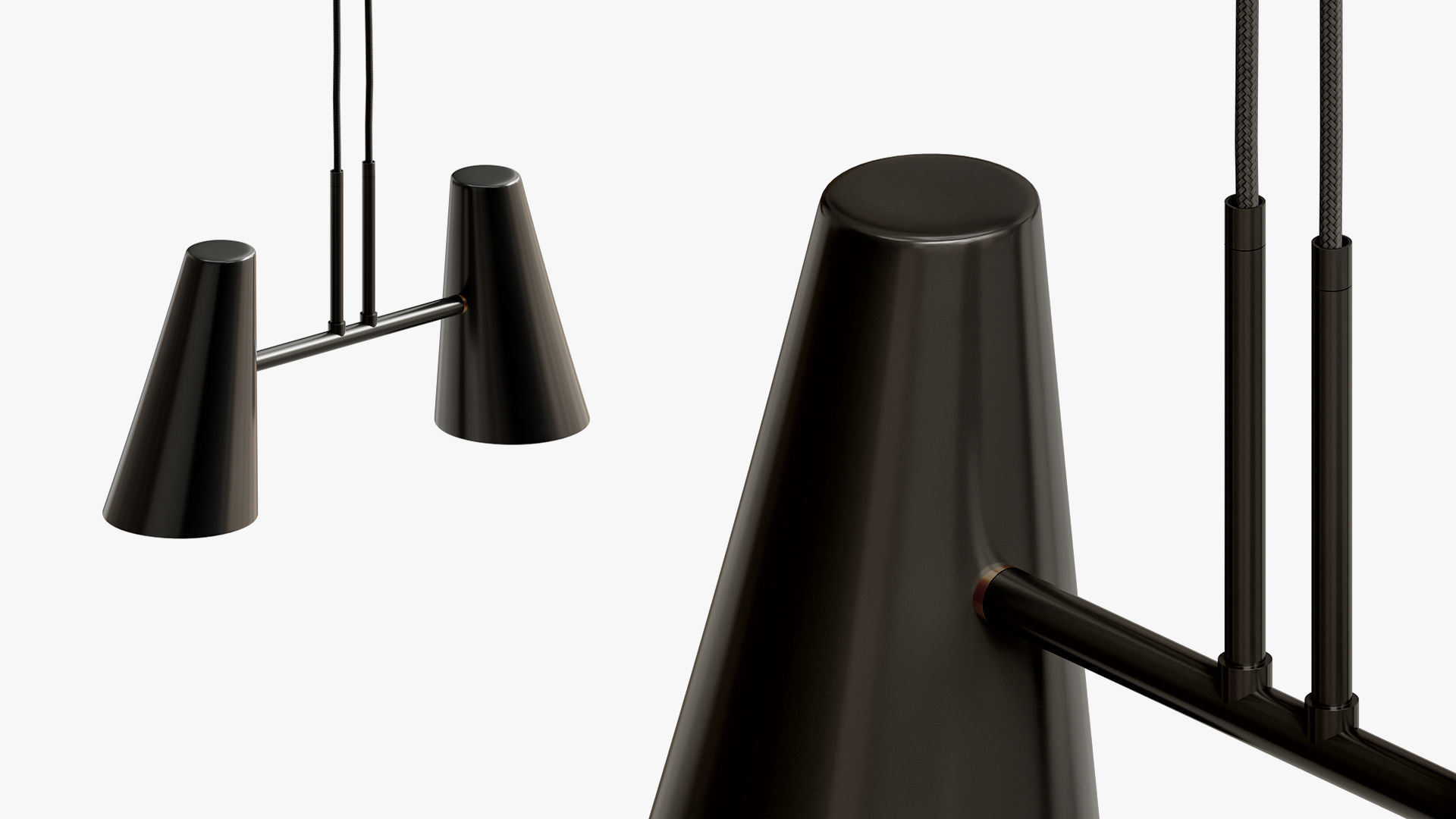 woud cono pendant lamp 3D model_1