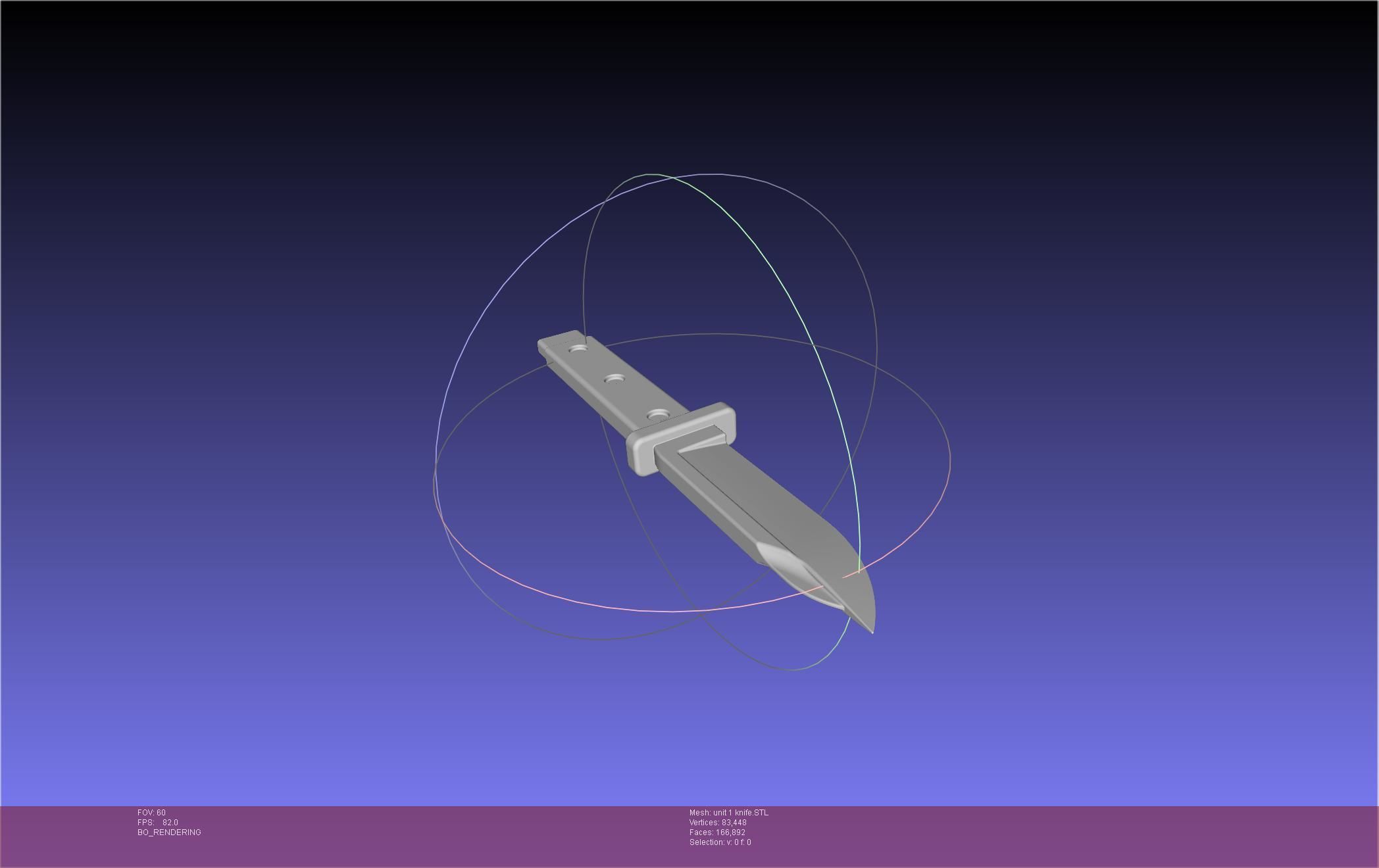 Evangelion Original Unit 1 Prog Knife 3D print model_16