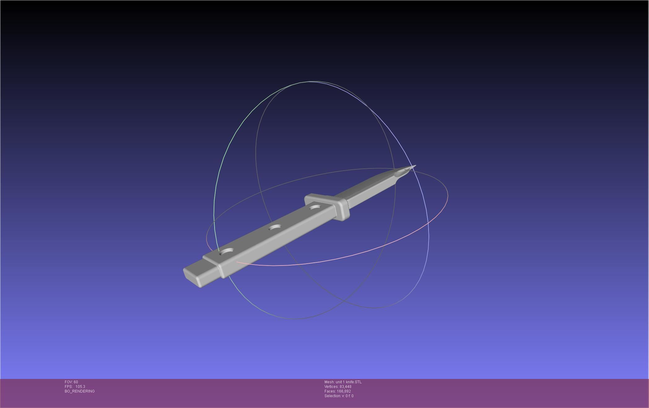 Evangelion Original Unit 1 Prog Knife 3D print model_9