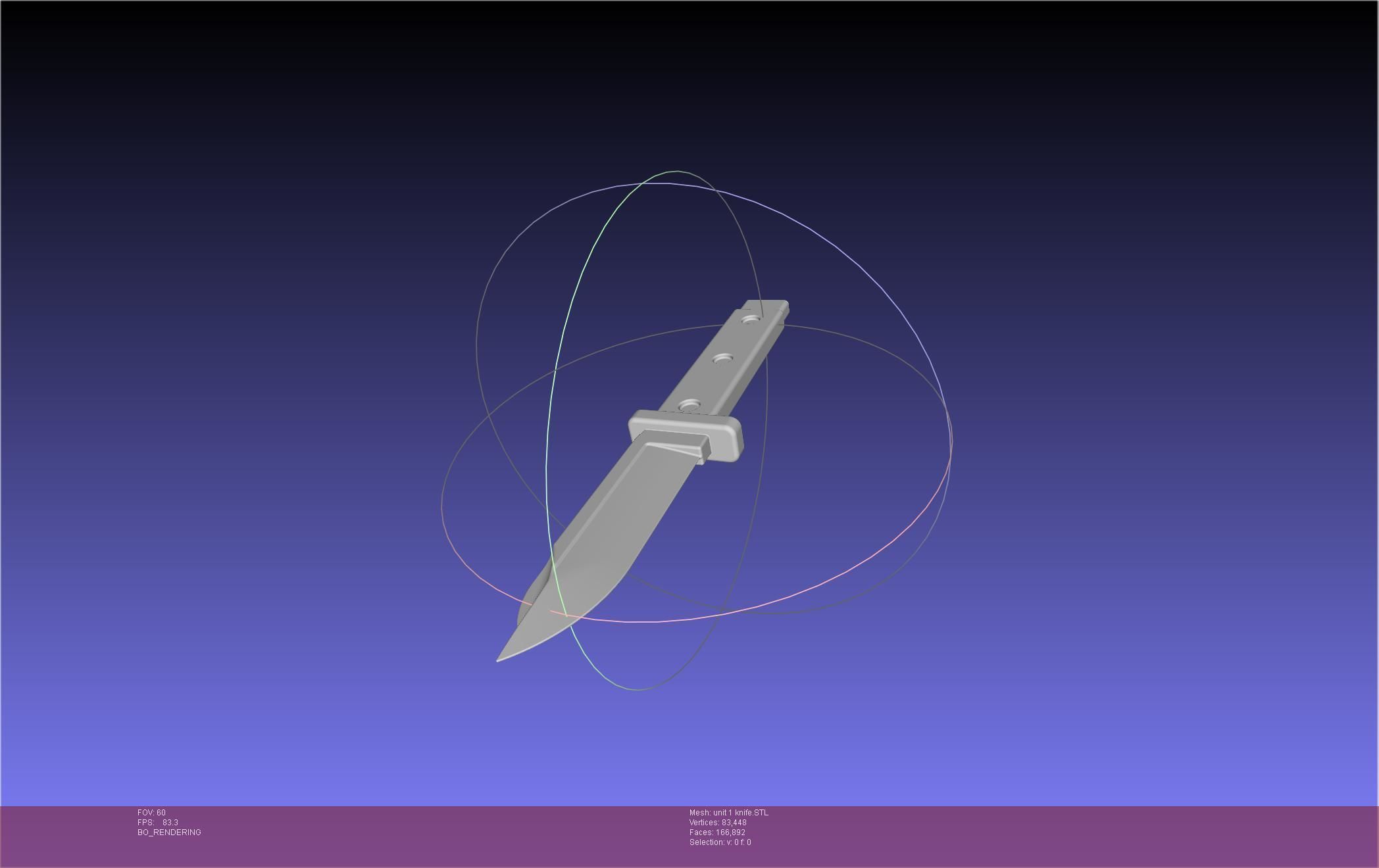 Evangelion Original Unit 1 Prog Knife 3D print model_4