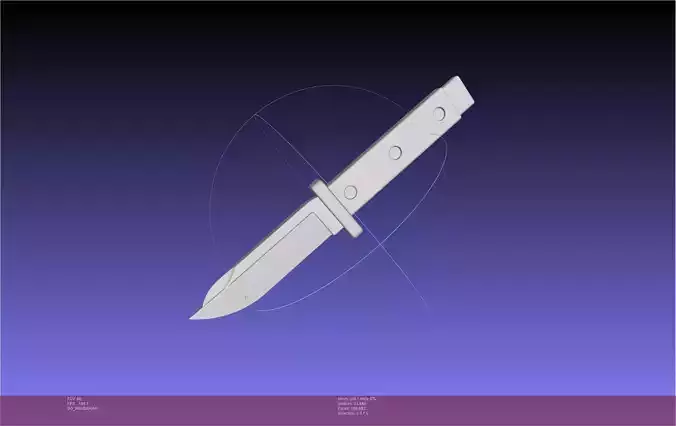 Evangelion Original Unit 1 Prog Knife 3D print model