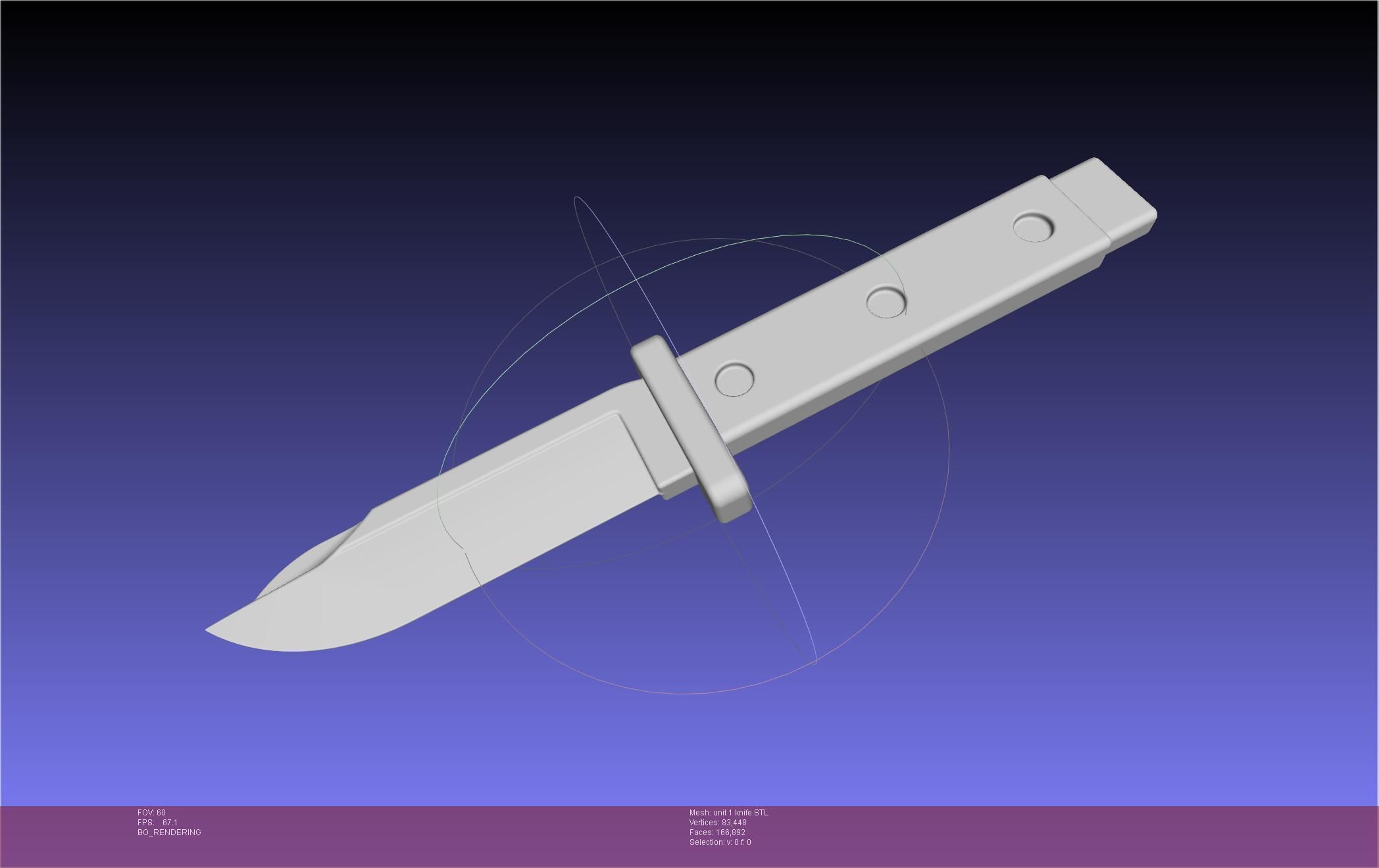 Evangelion Original Unit 1 Prog Knife 3D print model_35