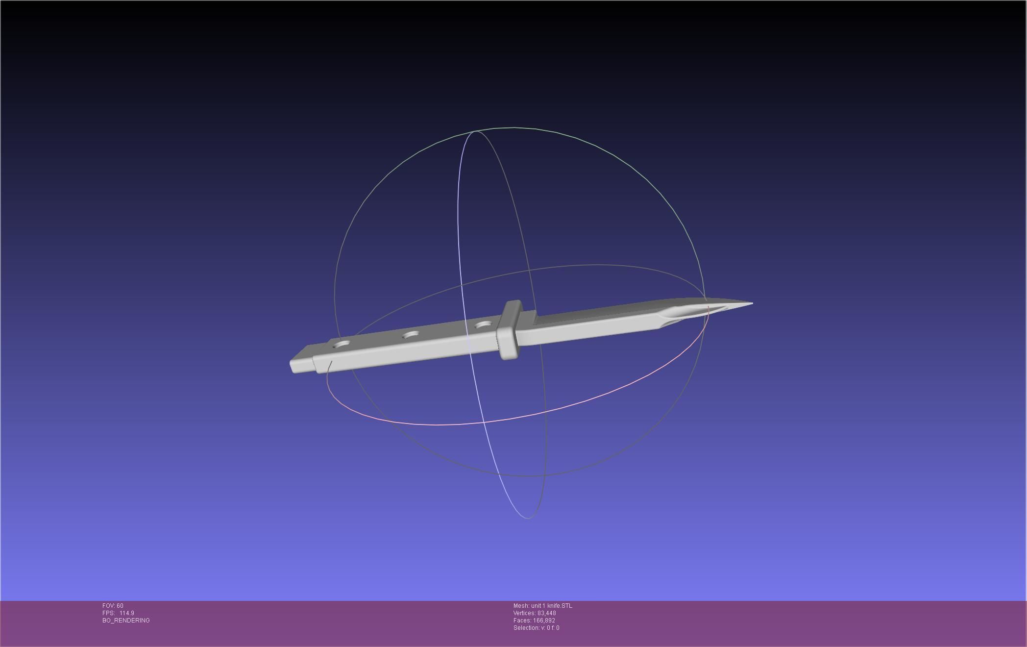 Evangelion Original Unit 1 Prog Knife 3D print model_8