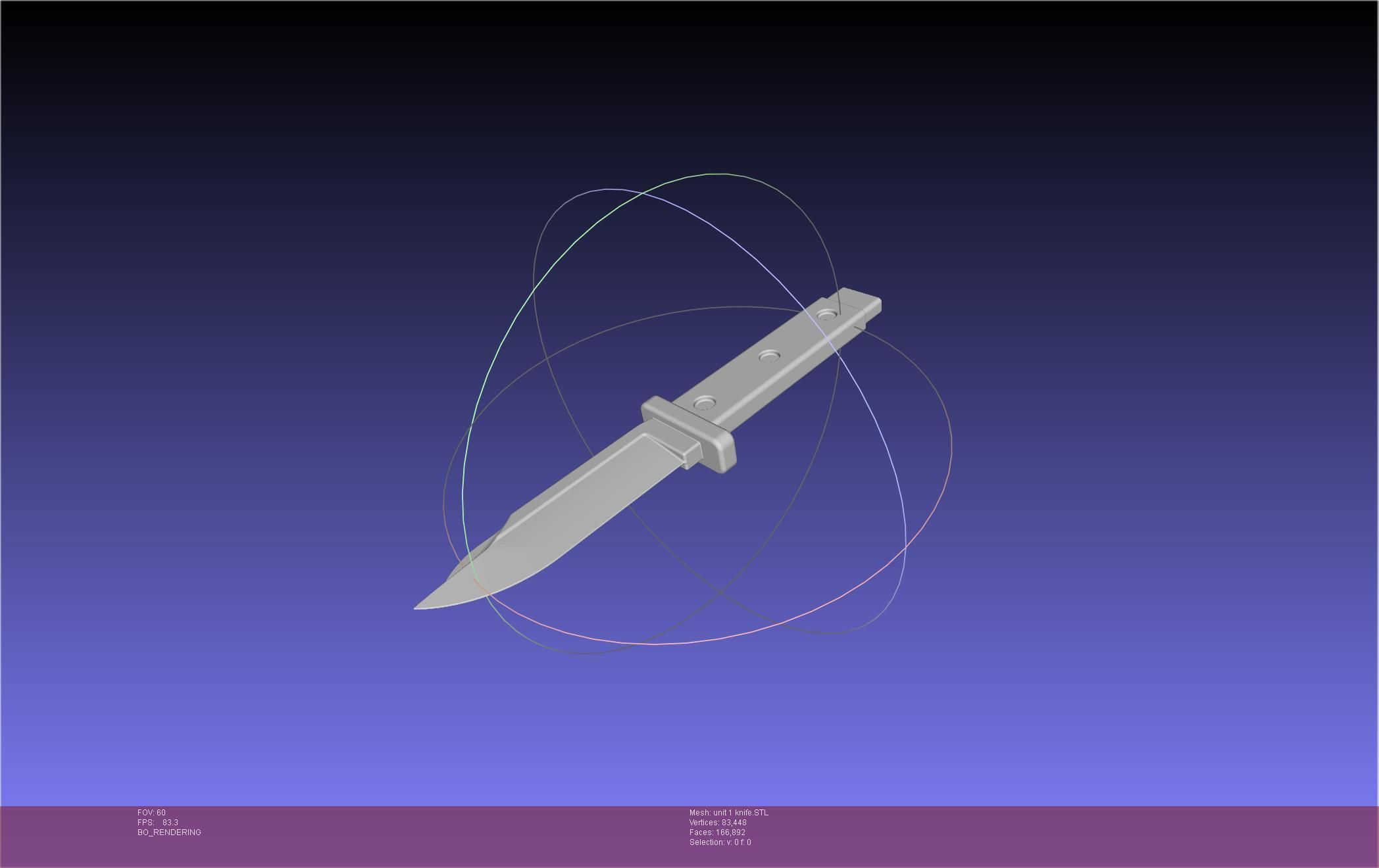 Evangelion Original Unit 1 Prog Knife 3D print model_3