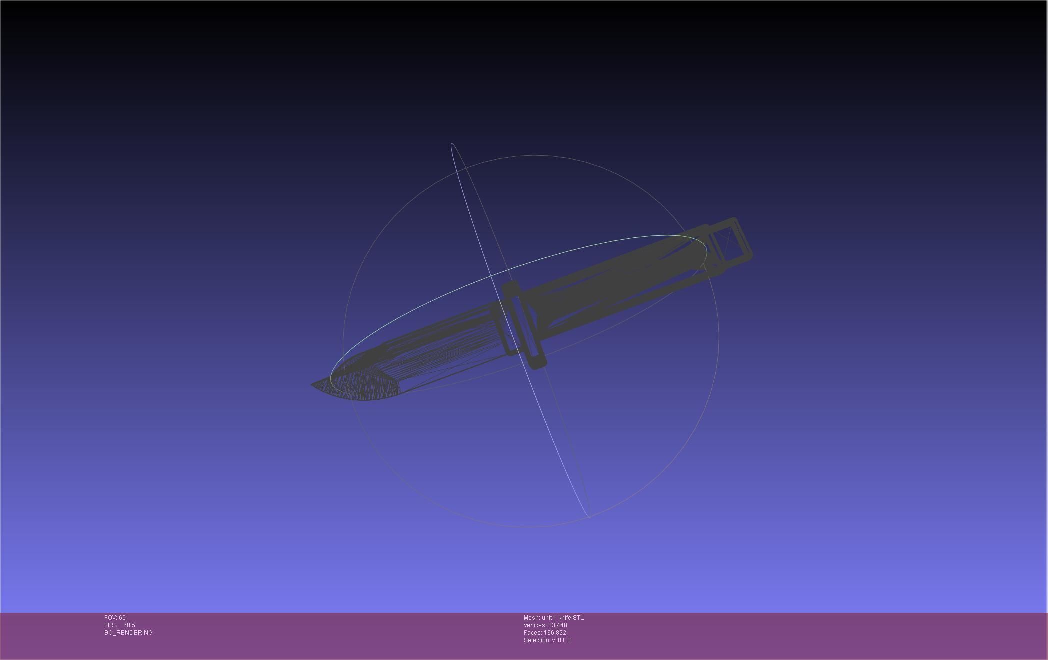Evangelion Original Unit 1 Prog Knife 3D print model_28