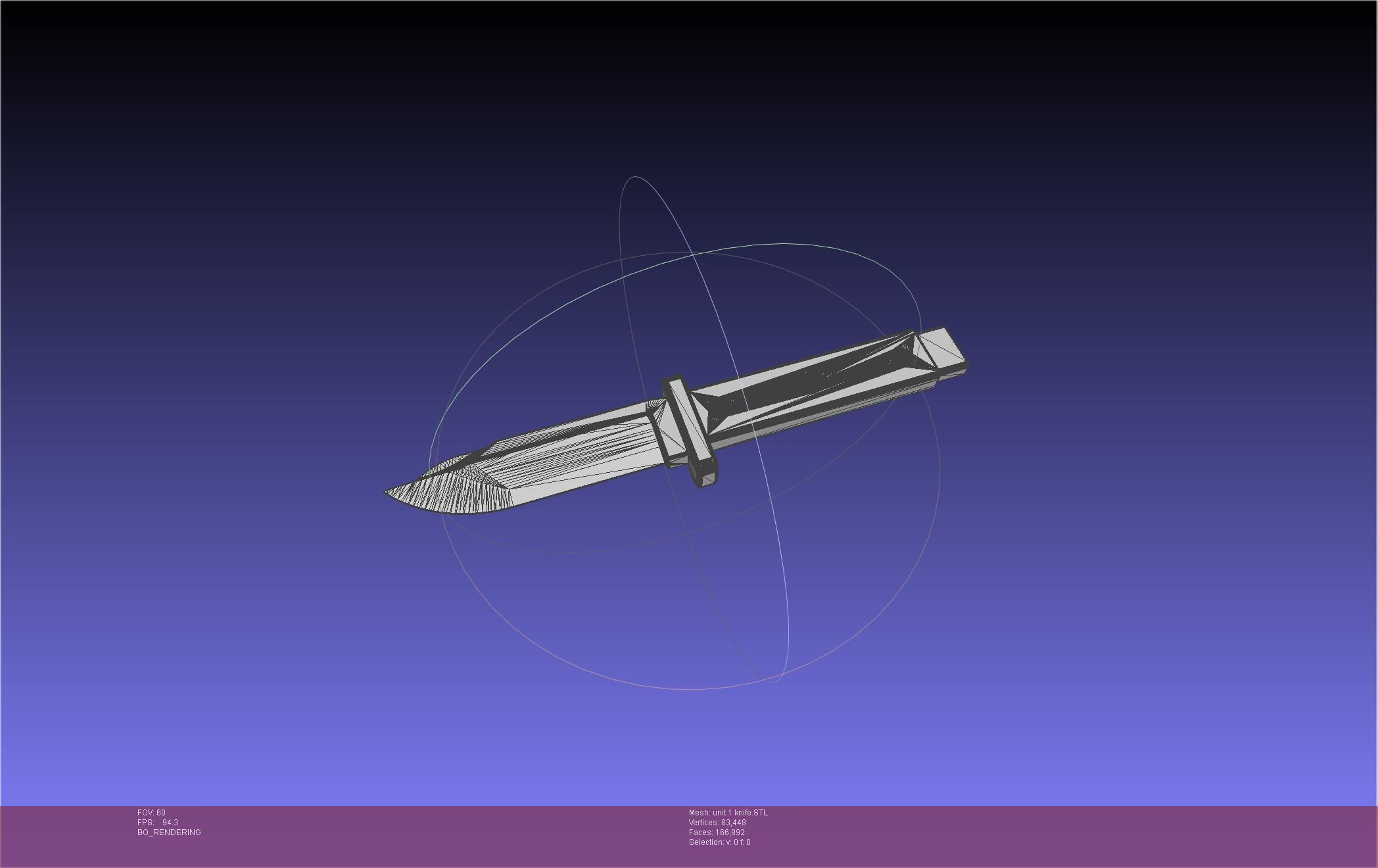 Evangelion Original Unit 1 Prog Knife 3D print model_30