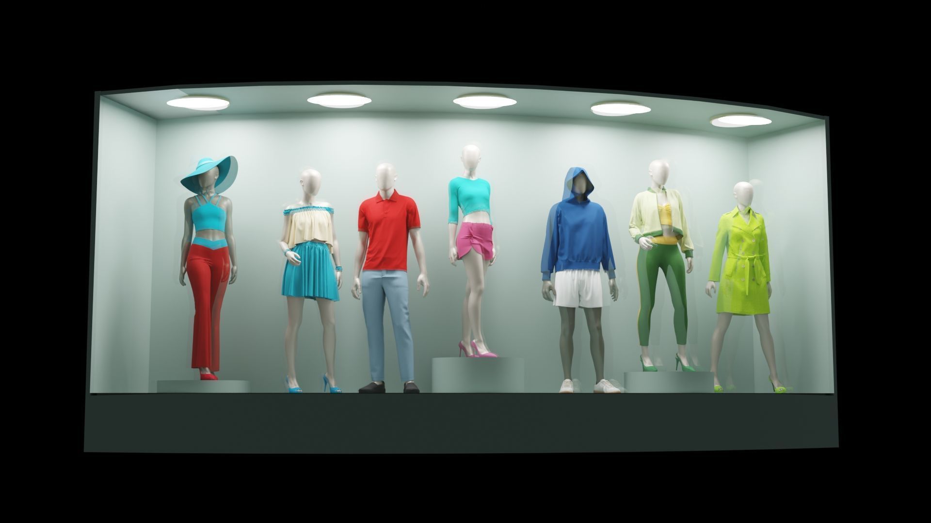 Mannequin Display 01 3D model_3