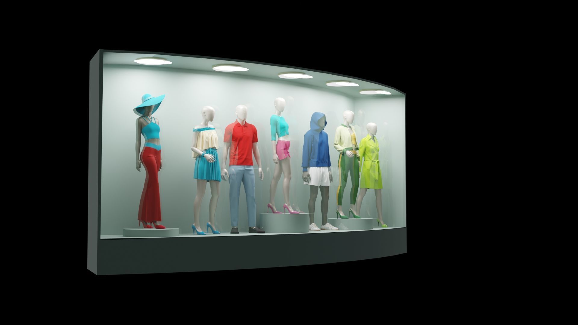 Mannequin Display 01 3D model_2