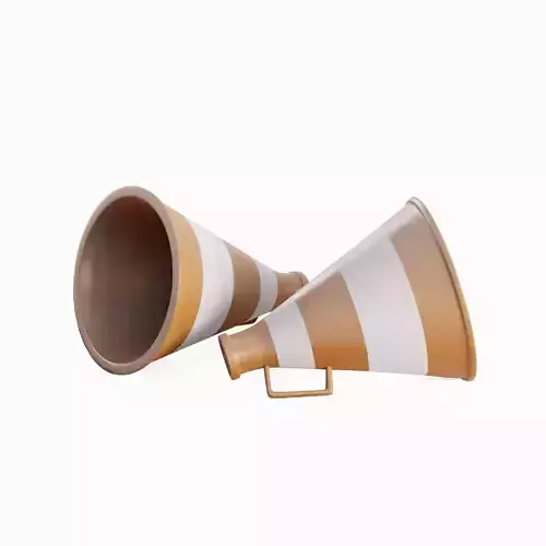 Plastic Megaphone 02