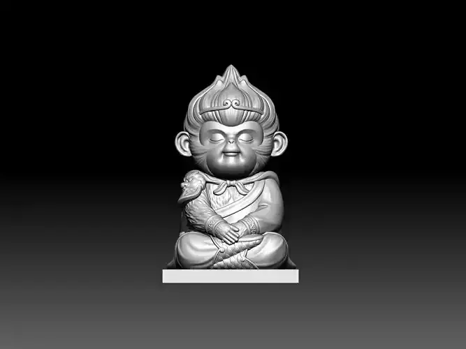 Chibi Wukong 3D STL