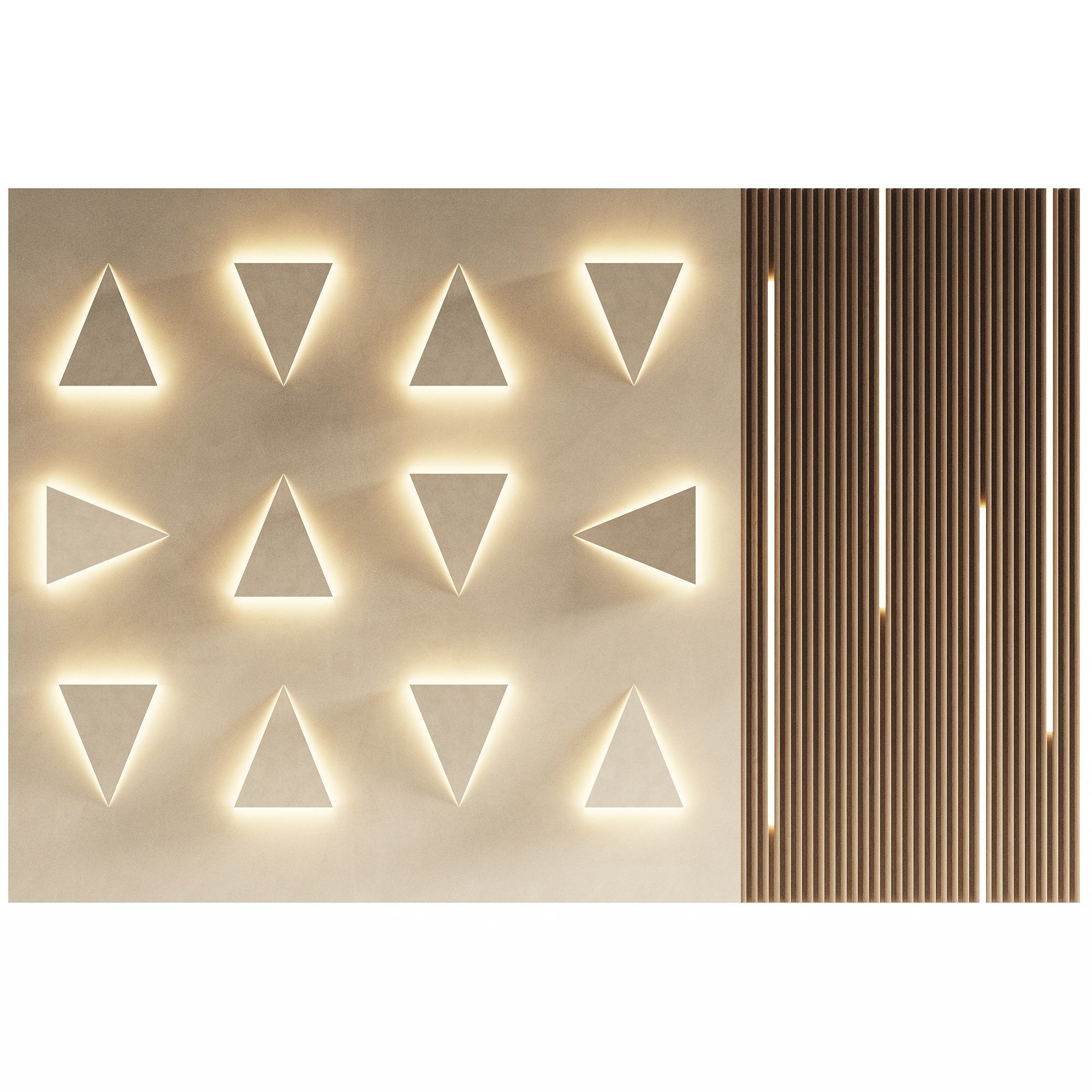 Wall 3D panel 11 3D model_1