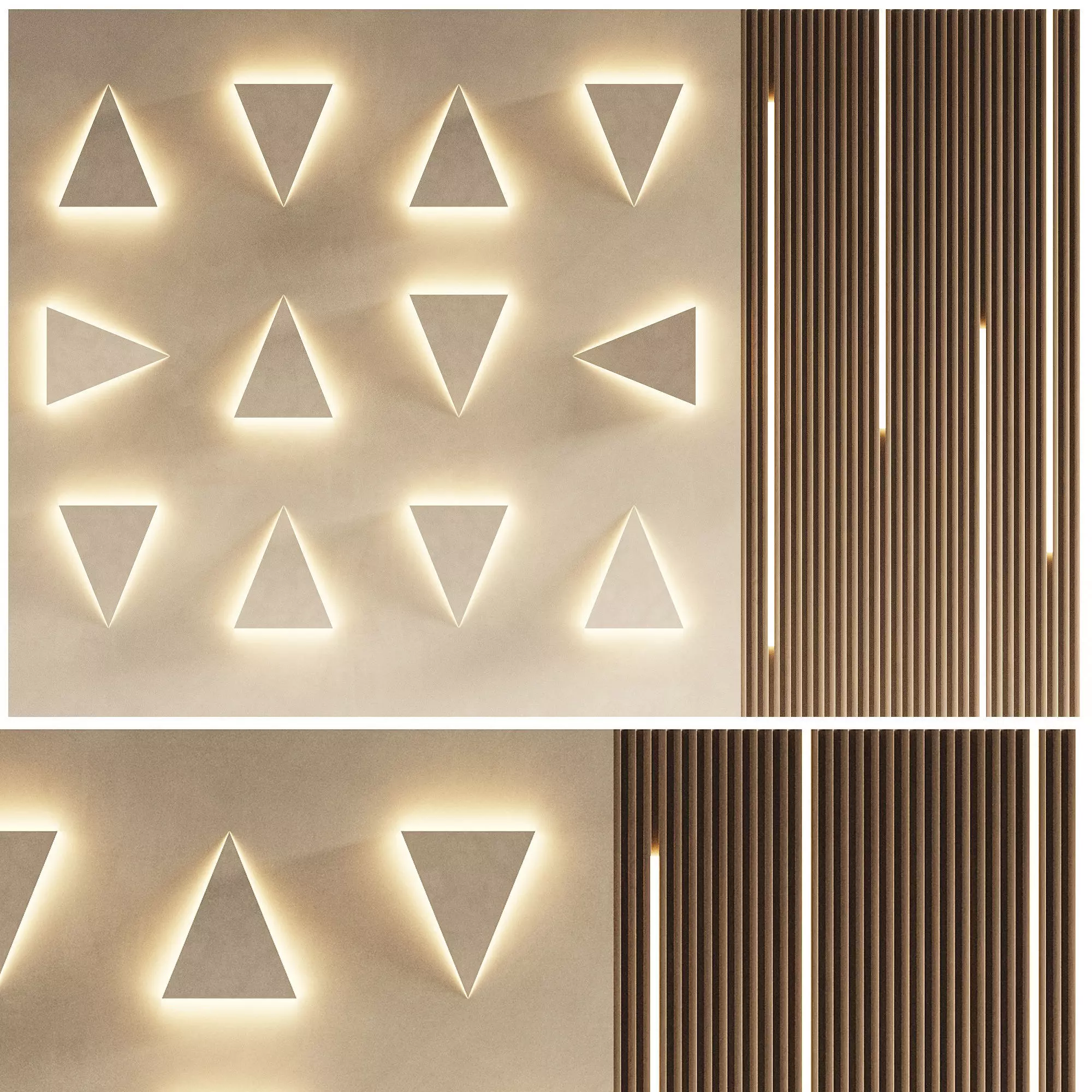 Wall 3D panel 11 3D model_0