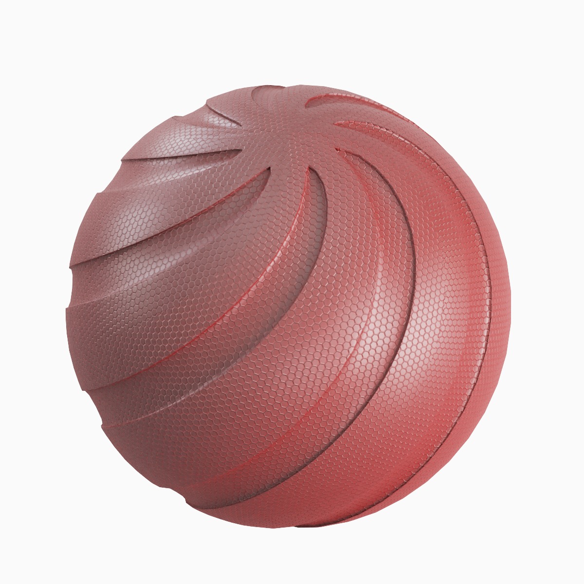 Simple Ball Mesh 04 3D model_2