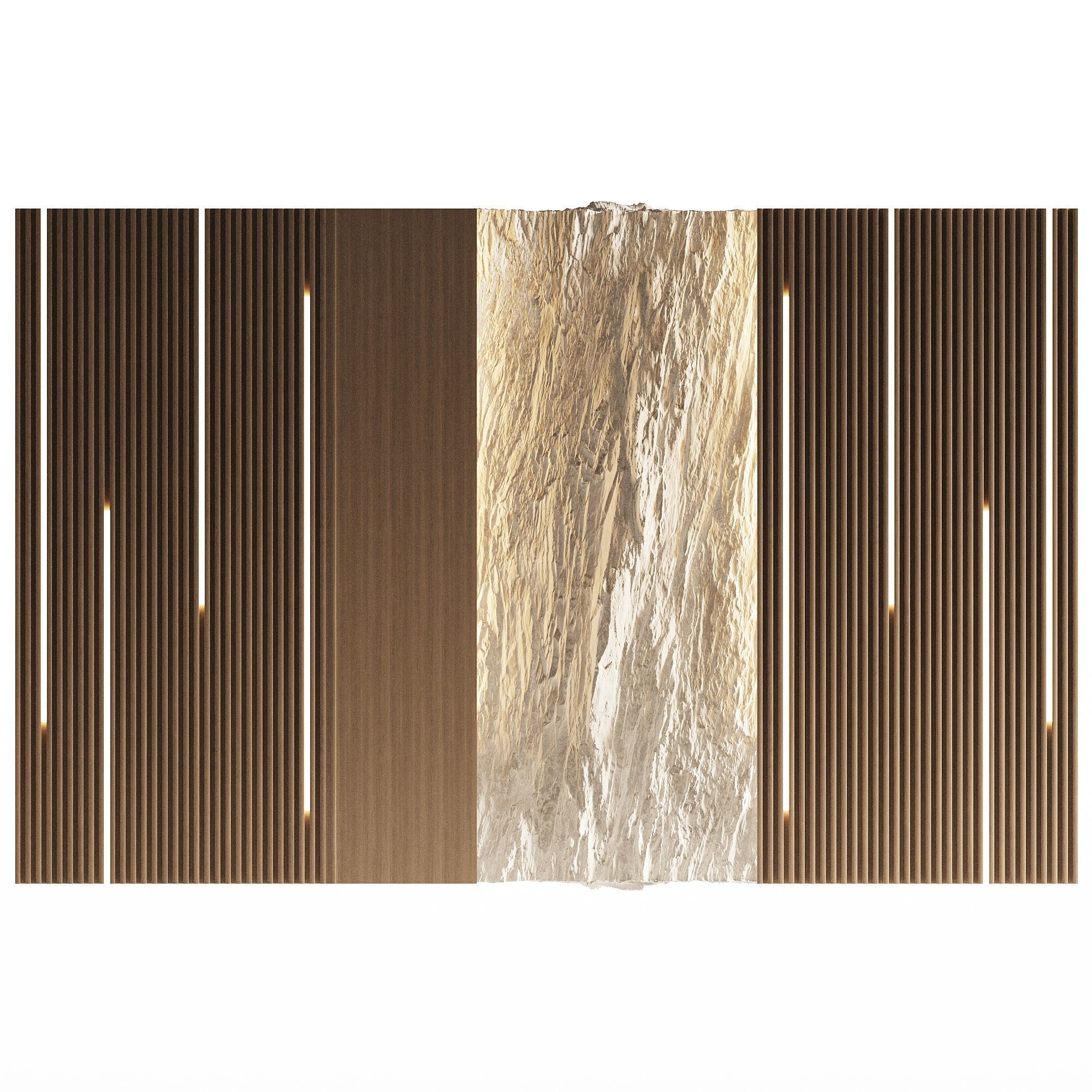 Wall 3D panel 12 3D model_1