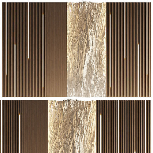 Wall 3D panel 12 3D model
