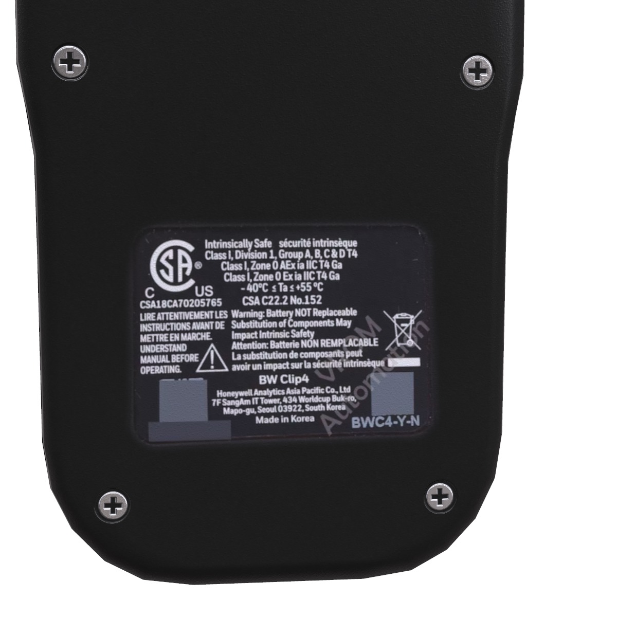 BW Clip4 Disposable 4 Gas Monitor Low Poly  Low-poly 3D model_5