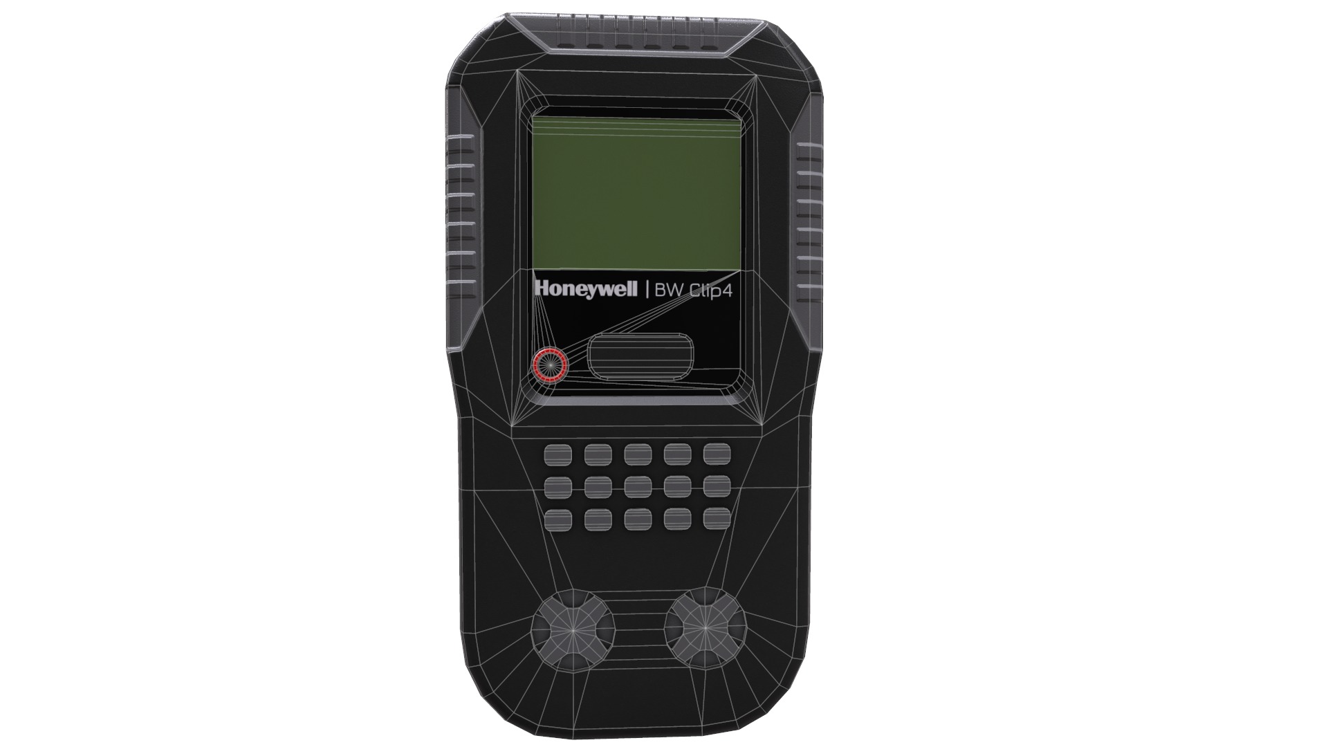 BW Clip4 Disposable 4 Gas Monitor Low Poly  Low-poly 3D model_21