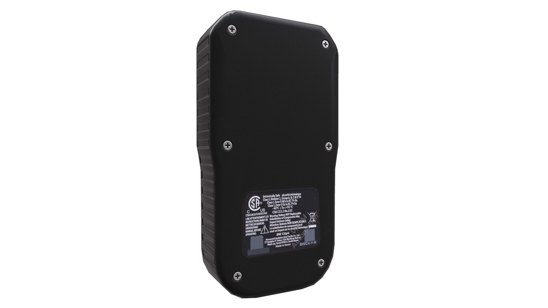 BW Clip4 Disposable 4 Gas Monitor Low Poly  Low-poly 3D model_9