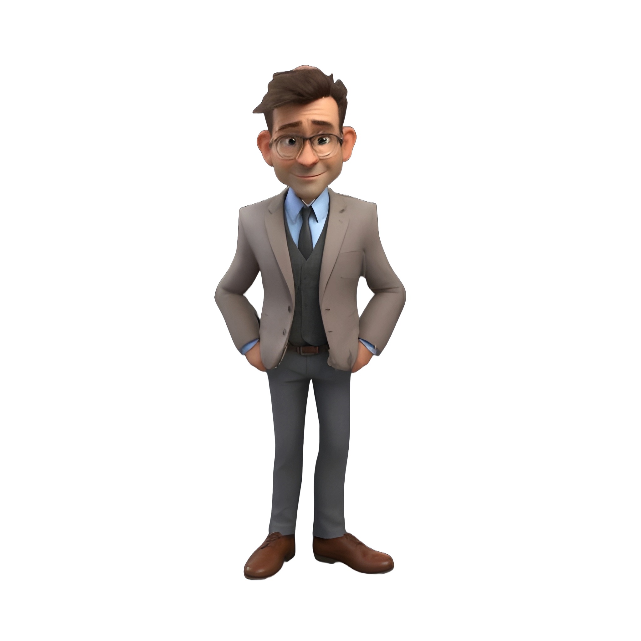 Business Character Collection - Modern Professional Avatars 3D print model_1