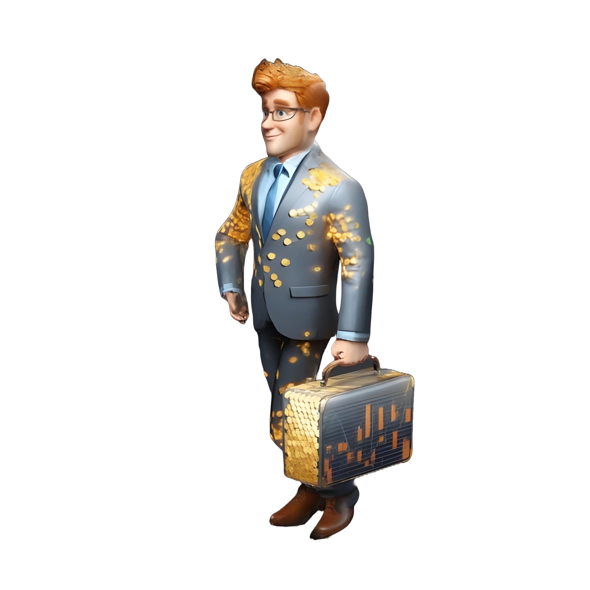 Business Character Collection - Modern Professional Avatars 3D print model_2