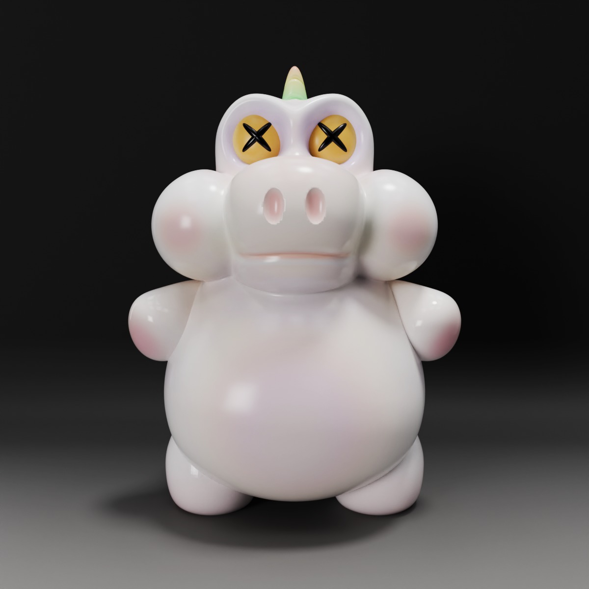 Flutter - Unicorn 3D Print Model 3D print model_1