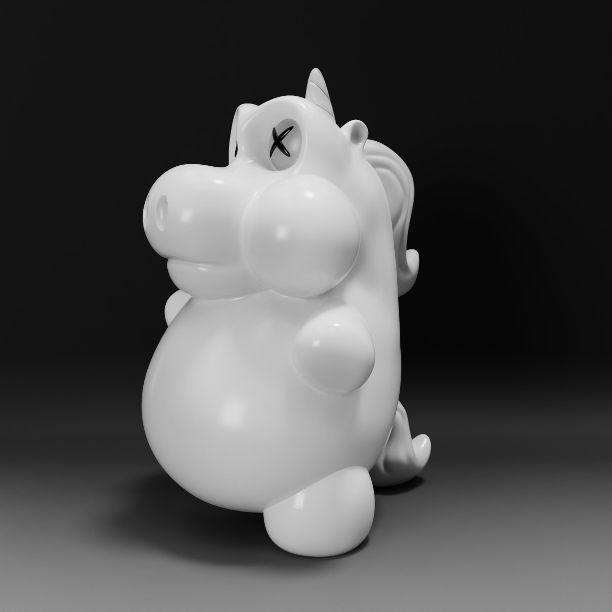 Flutter - Unicorn 3D Print Model 3D print model_5